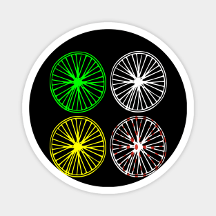 Le Tour de France colores de tdf Magnet
